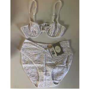 Vintage Christian Dior logo bra&underwear set